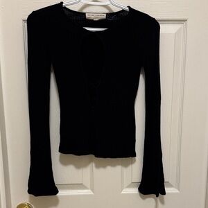 Black Long Sleeve Women's Top